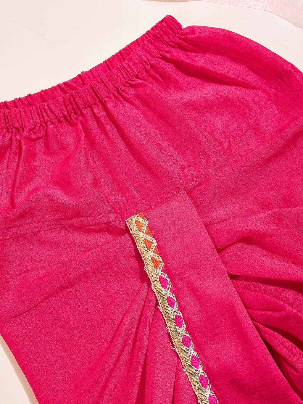 Girls Above Knee Printed Kurti Set - Multi