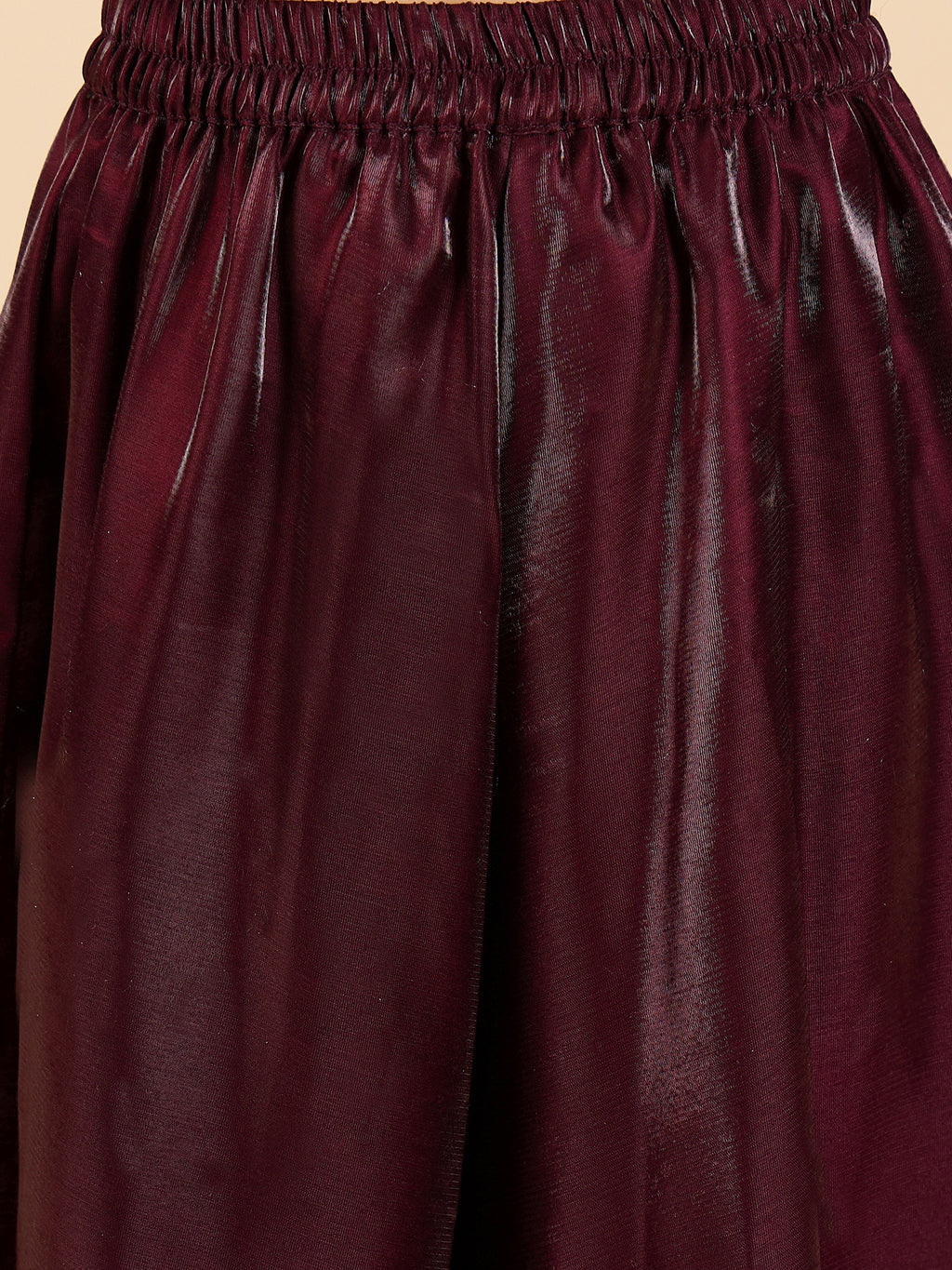 Girls Above Knee All over Print Kurti Set - Yellow