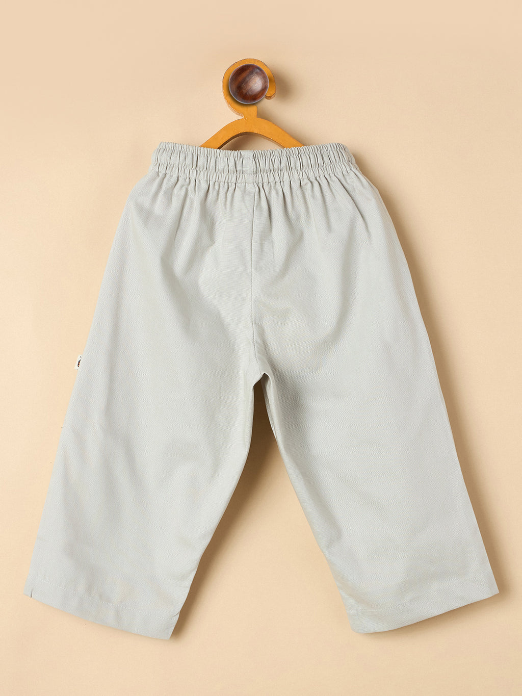 Unisex Ankle Length Solid Cargo Pants - Grey