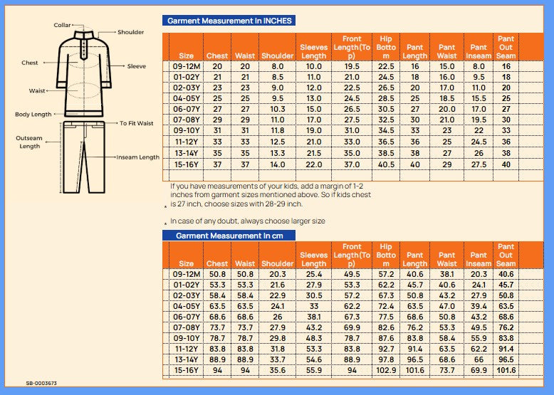 Girls Below Knee All over Print Kurti Set - Off-White