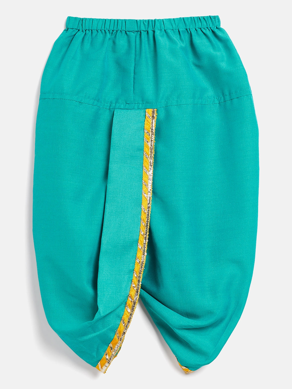 Girls Above Knee Printed Kurti Set - Green