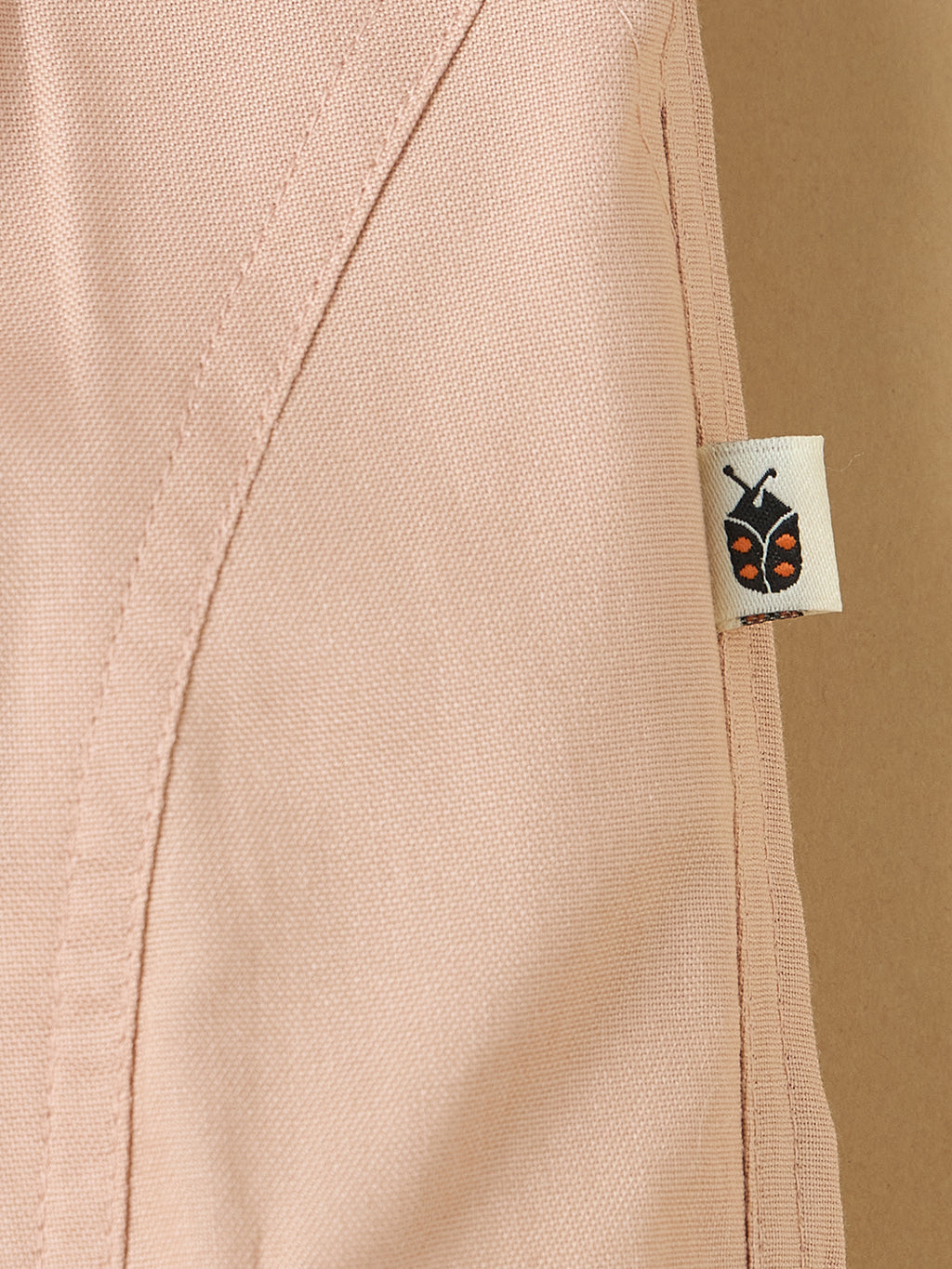 Unisex Ankle Length Solid Cargo Pants - Peach