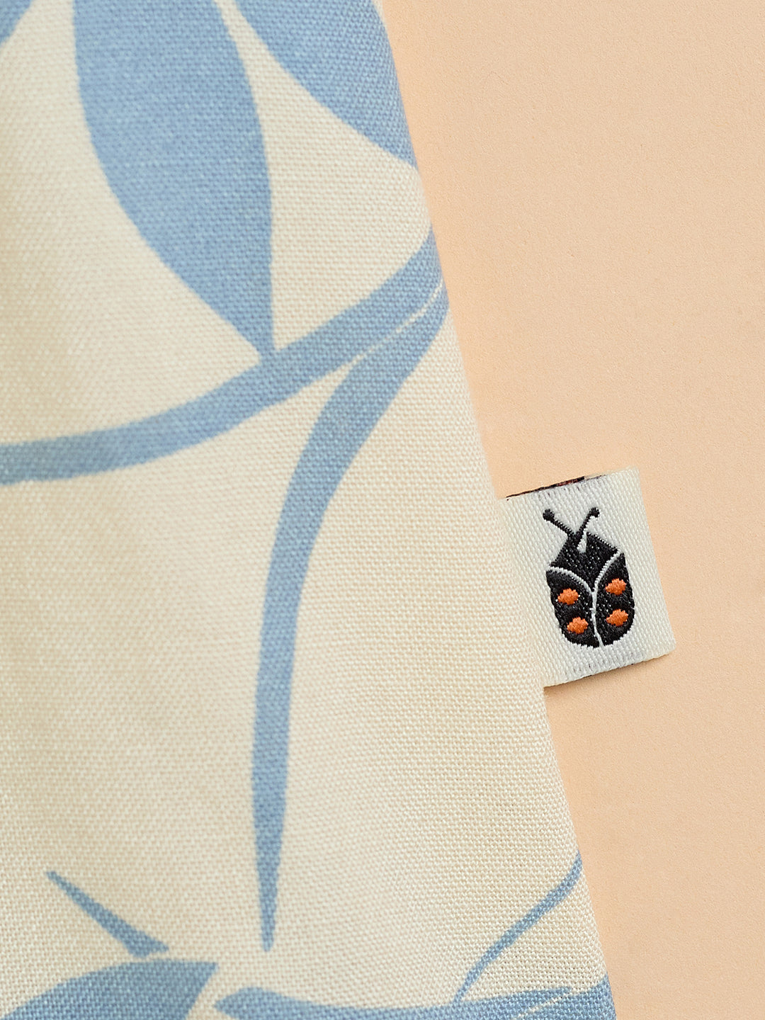 Girls Knee Length All over Print Dress - Off-White