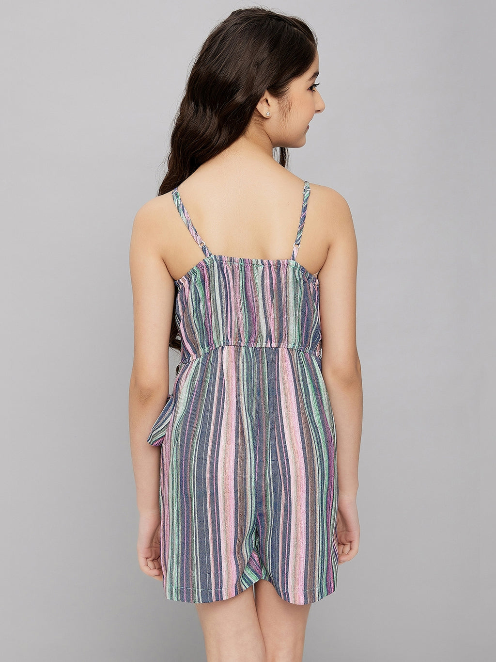 Girls Mid Thigh Jumpsuit - Multi