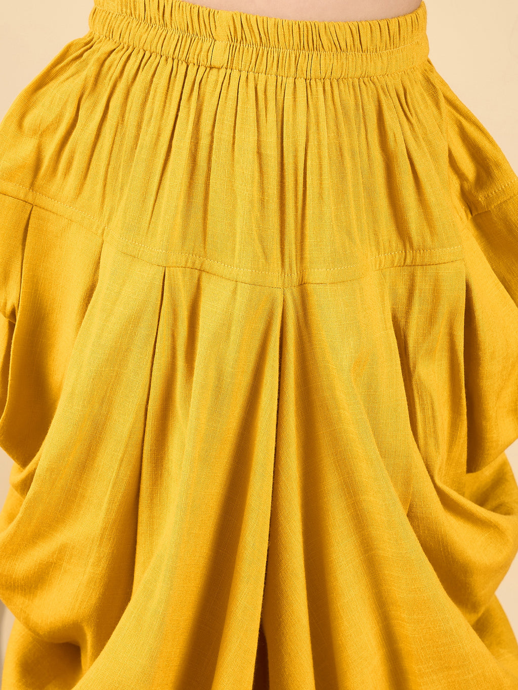 Girls Above Knee All over Print Kurti Set - Green