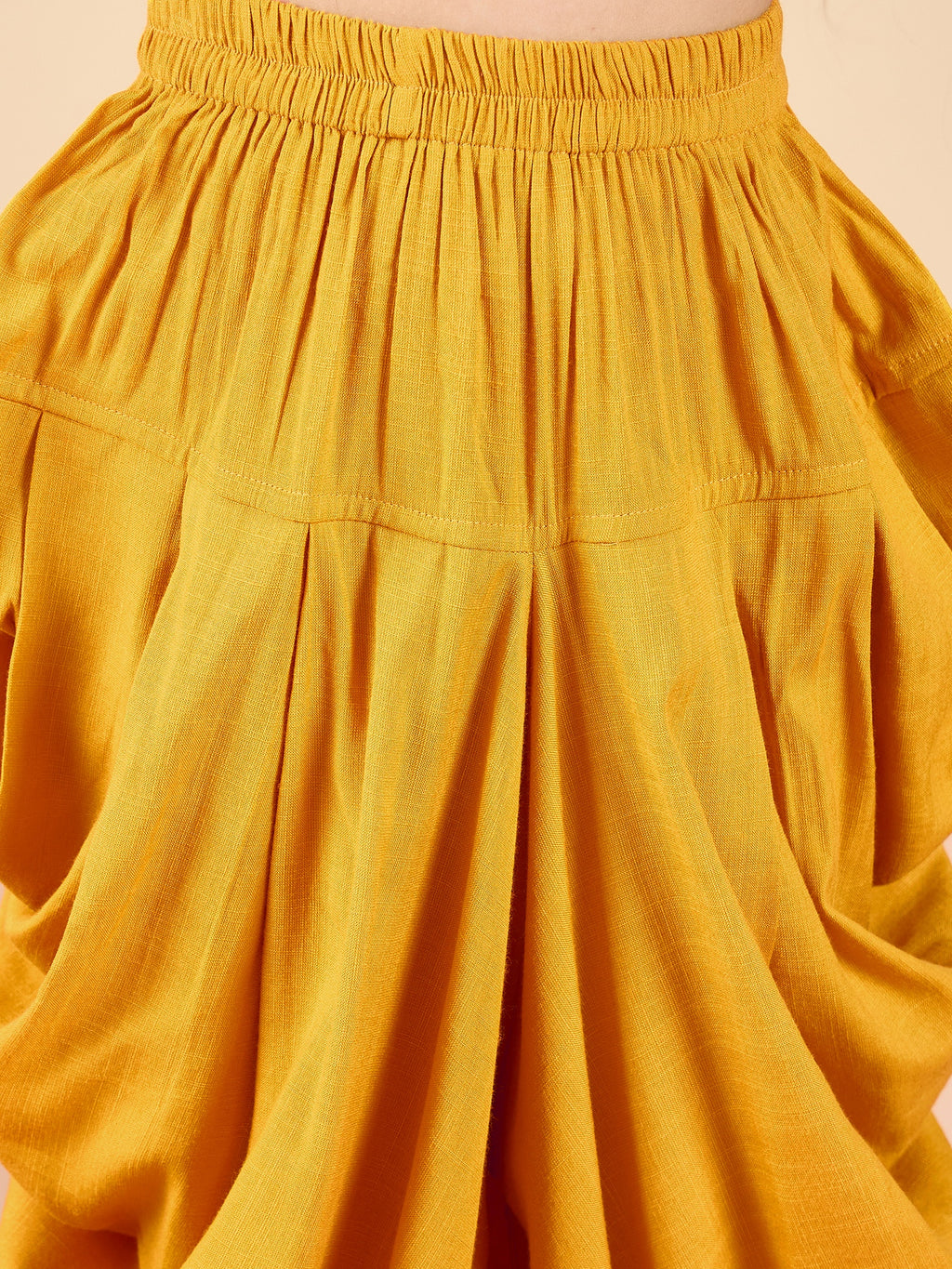 Girls Above Knee All over Print Kurti Set - Lavender