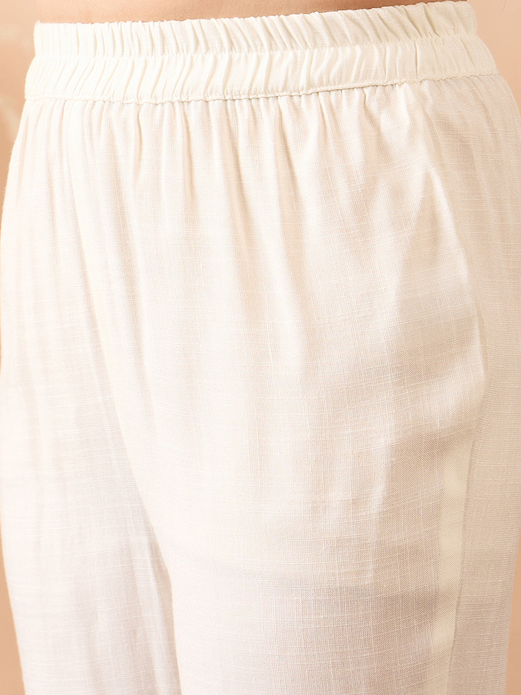 Girls Calf Length Printed Kurti Set - Yellow