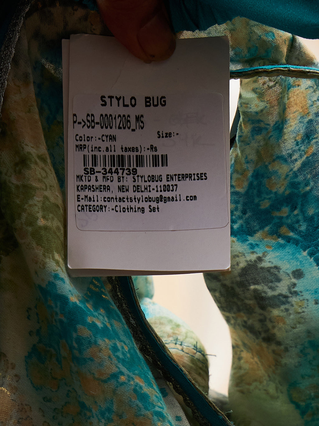 Girls Ankle Length Printed Kurti Set - Green