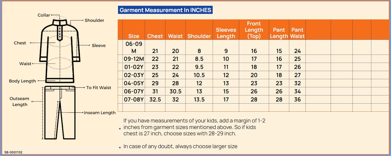 Girls Above Knee Printed Kurti Set - Green