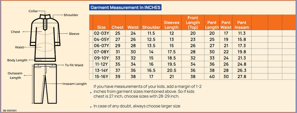 Boys Above Knee Embroidery Kurta Set - Purple