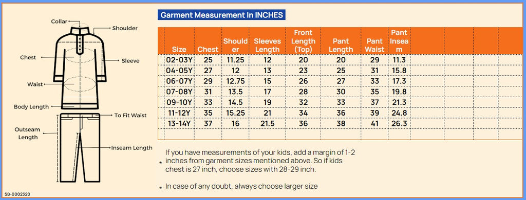 Boys Ankle Length Printed Kurta Set - Purple