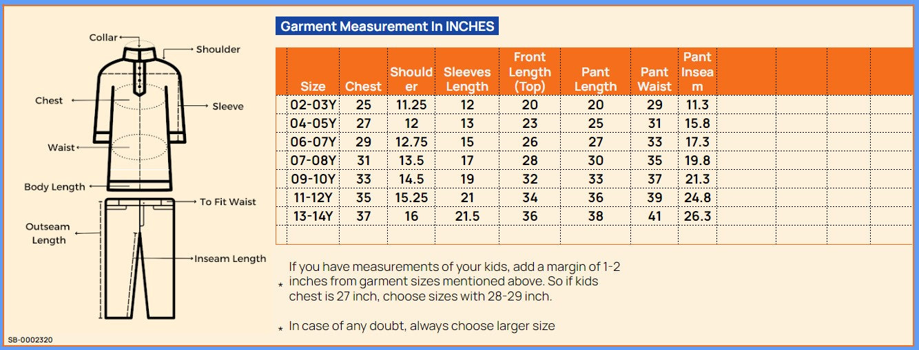 Boys Ankle Length Printed Kurta Set - Purple