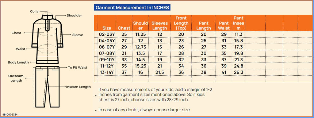 Boys Knee Length Printed Kurta Set - Brown