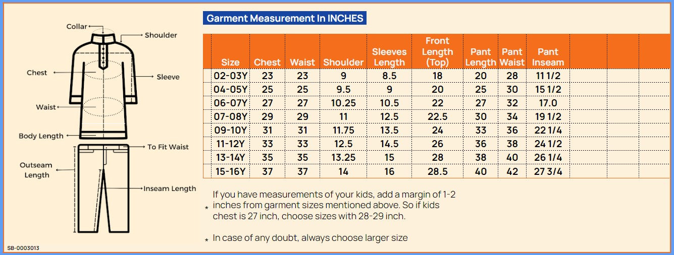 Girls Ankle Length All over Print Kurti Set - Peach