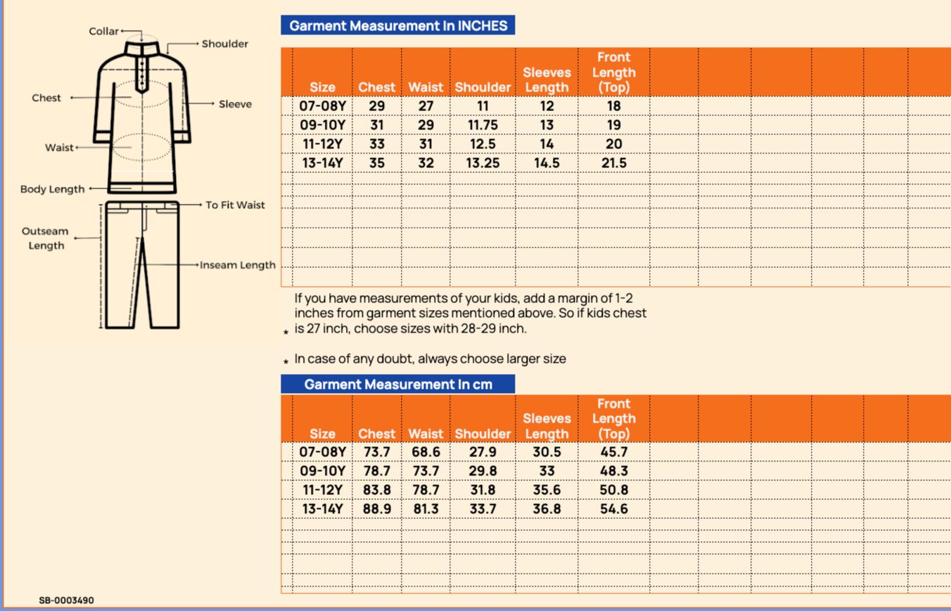 Girls Hip length All over Print Top - Green