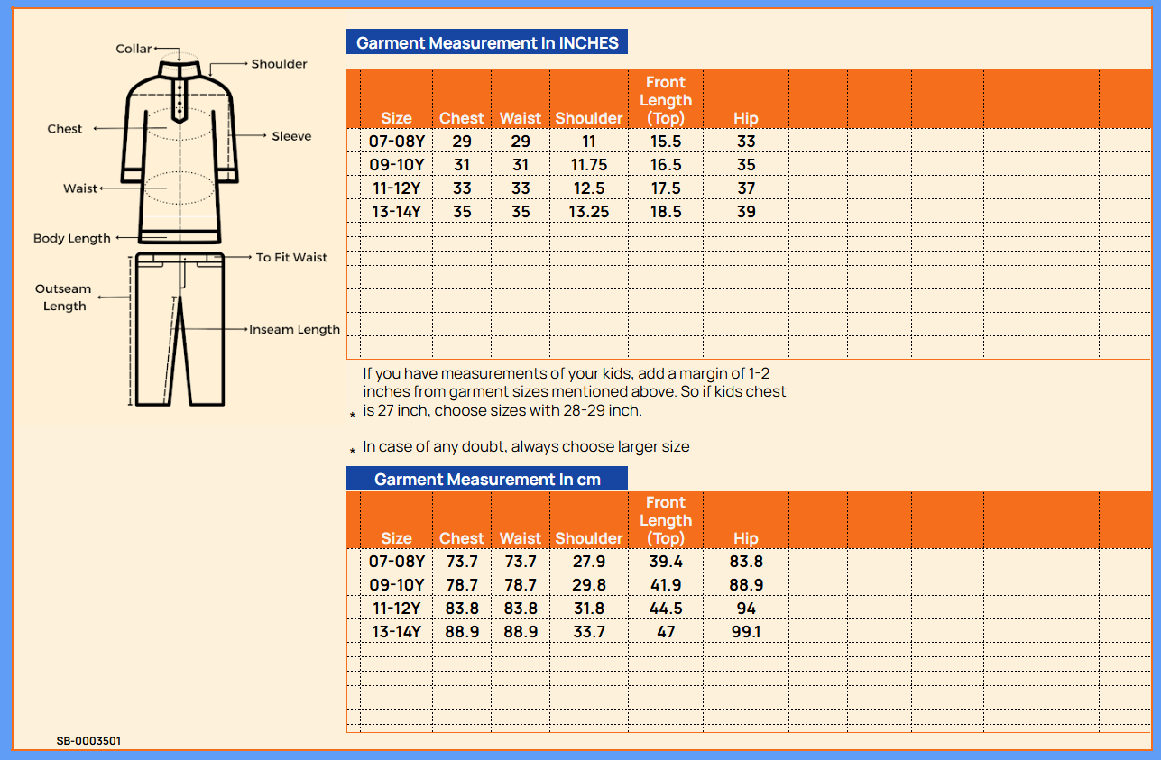 Girls Waist Length All over Print Top - Multi