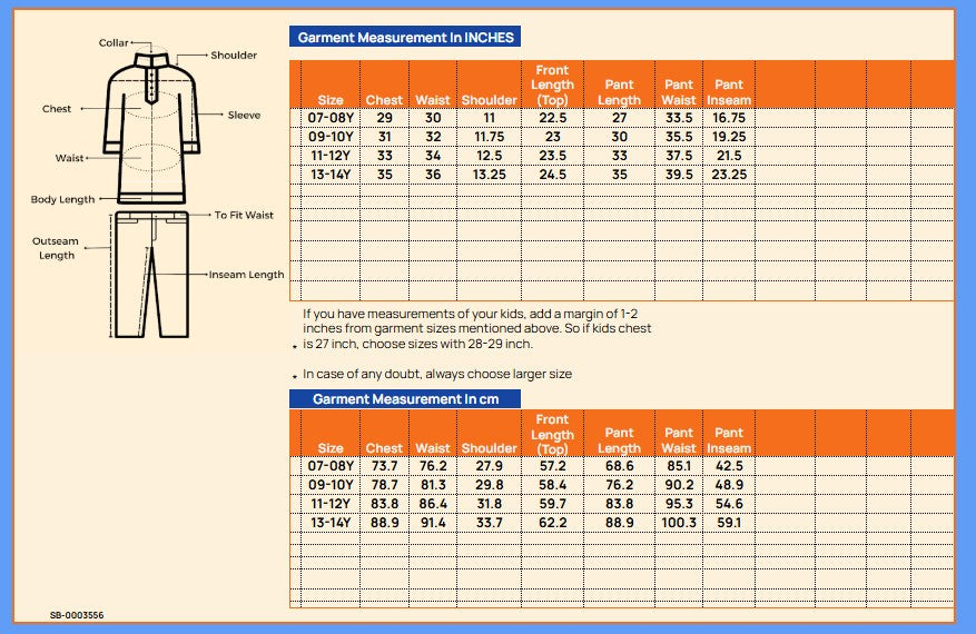 Girls Ankle Length Solid Top With Pants - Peach