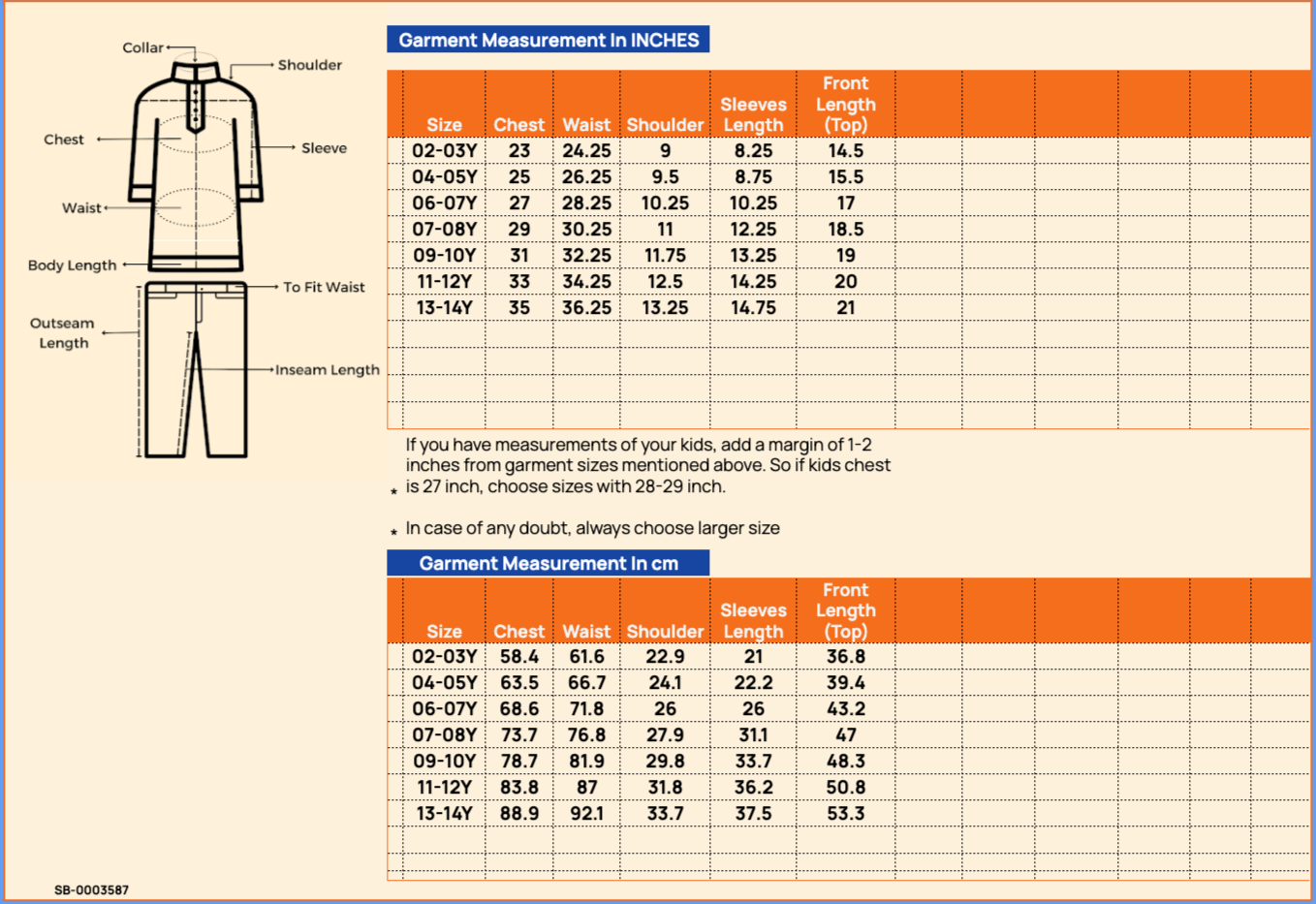 Girls Hip length Printed Top - Blue