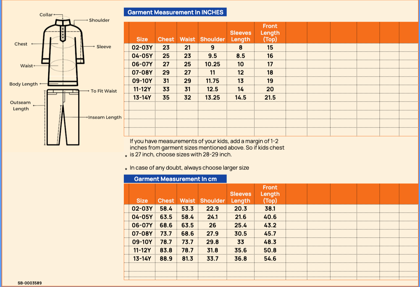 Girls Hip length Printed Top - Multi