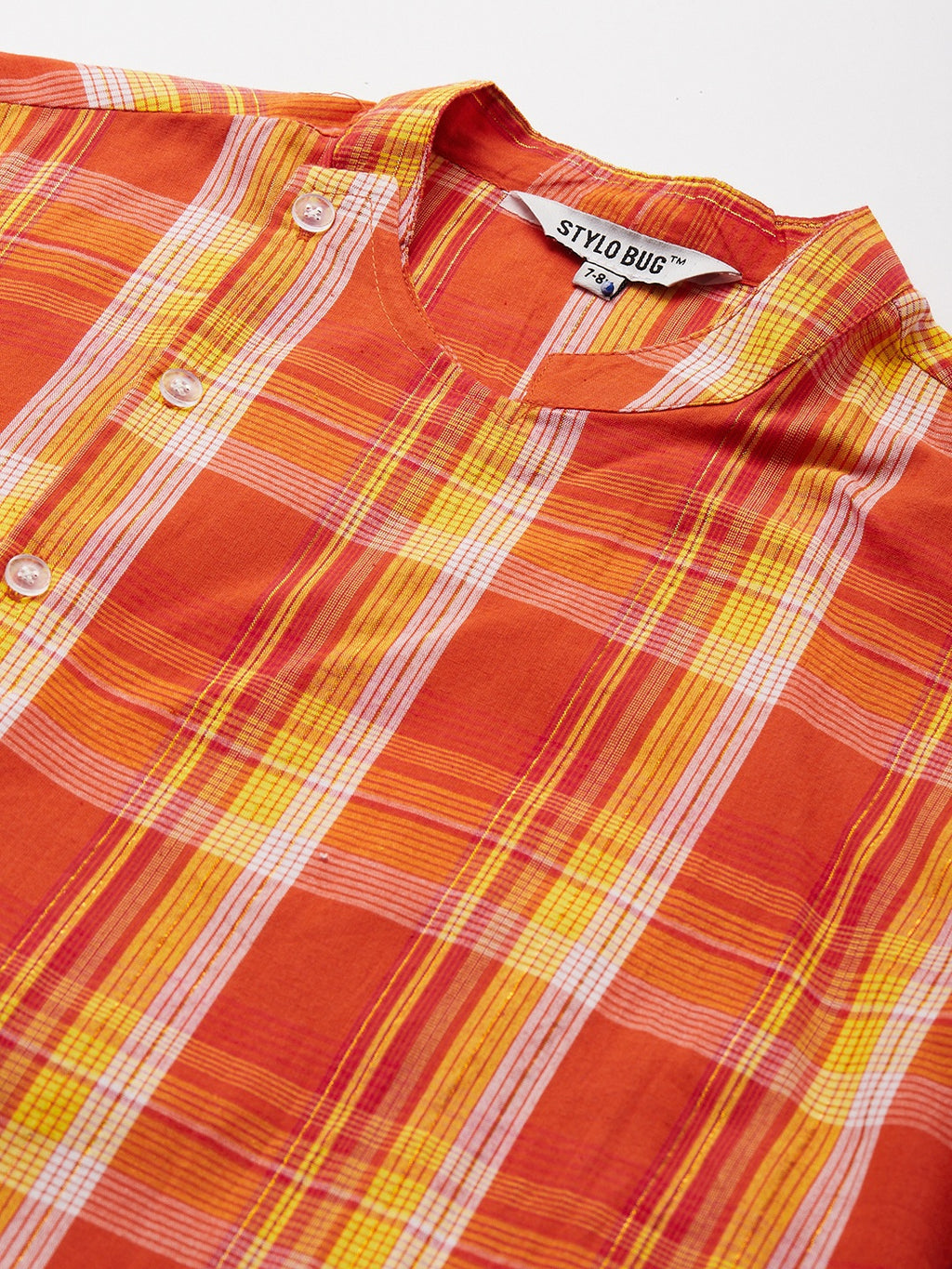 Boys Knee Length Printed Kurta Set - Multi