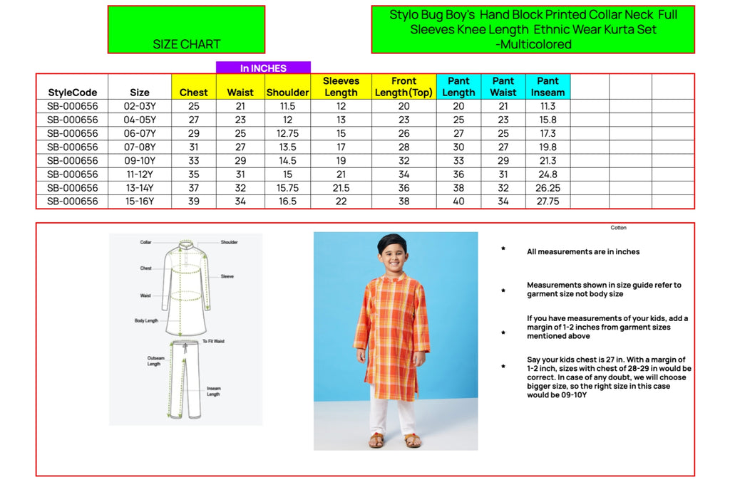 Boys Knee Length Printed Kurta Set - Multi