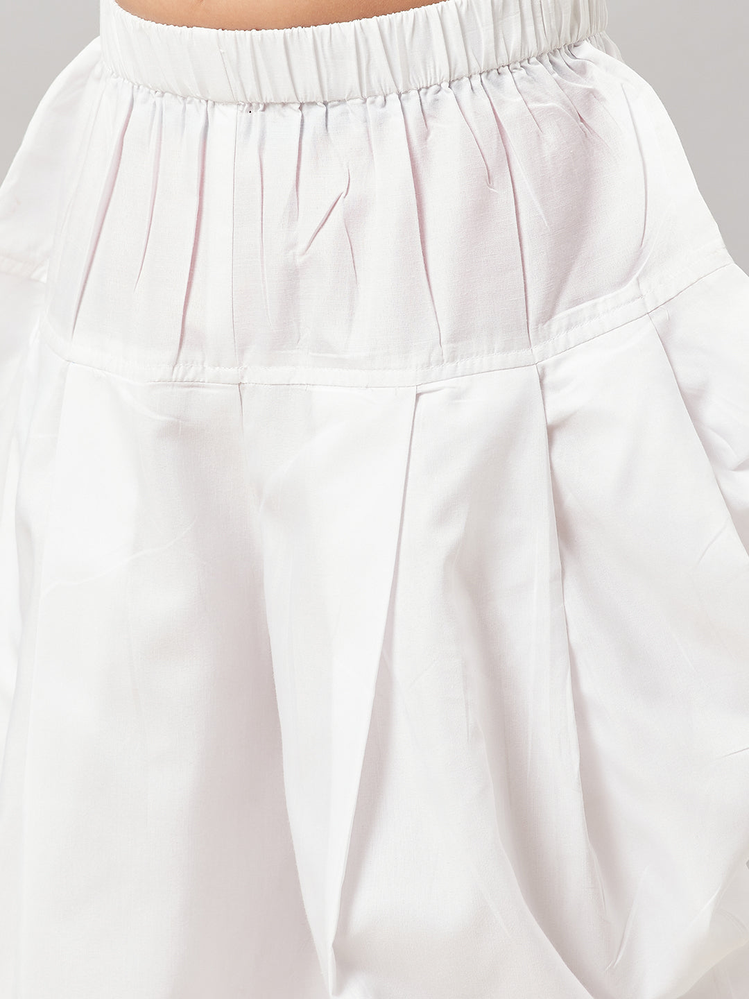 Boys Ankle Length Solid Kurta Set - Blue